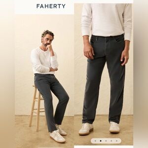 Faherty Terry Stretch Corduroy 5-Pocket Pants , size 31/32